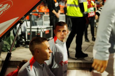 Jakub Piotrowski, Hollanda ve Polonya milli takımları arasında oynanan Dünya Kupası 2026 Avrupa ön eleme maçında görüldü (Maciej Rogowski / Ball Raw Images)