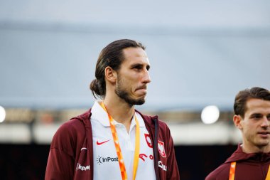 Kamil Grabara, Hollanda ve Polonya milli takımları arasında oynanan 2026 Dünya Kupası ön eleme maçında görüldü (Maciej Rogowski / Ball Raw Images)