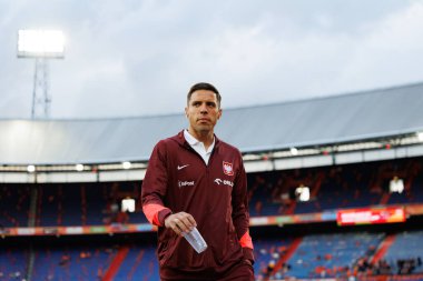 Jan Bednarek, Hollanda ve Polonya milli takımları arasında oynanan 2026 Dünya Kupası ön eleme maçında görüldü (Maciej Rogowski / Ball Raw Images)