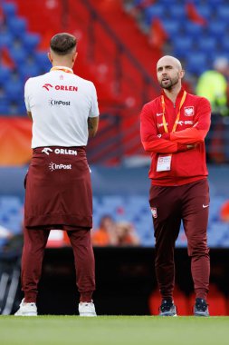 Adrian Mierzejewski, Hollanda ve Polonya milli takımları arasında oynanan 2026 Dünya Kupası ön eleme maçında görüldü (Maciej Rogowski / Ball Raw Images)