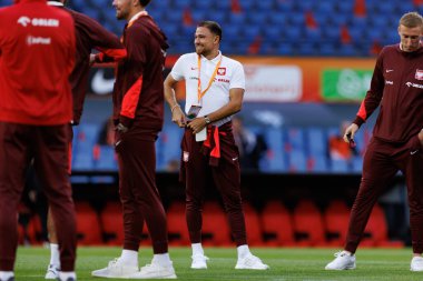 Matty Cash, Hollanda ve Polonya milli takımları arasında oynanan Dünya Kupası 2026 Avrupa ön eleme maçında görüldü (Maciej Rogowski / Ball Raw Images)