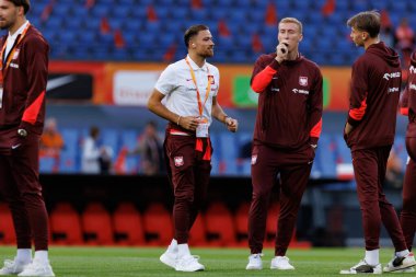 Matty Cash, Hollanda ve Polonya milli takımları arasında oynanan Dünya Kupası 2026 Avrupa ön eleme maçında görüldü (Maciej Rogowski / Ball Raw Images)