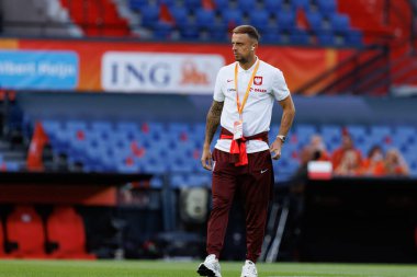 Kamil Grosicki, Hollanda ve Polonya milli takımları arasında oynanan 2026 Dünya Kupası ön eleme maçında görüldü (Maciej Rogowski / Ball Raw Images)