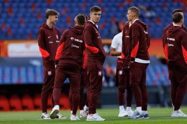 Krzysztof Piatek, Hollanda ve Polonya milli takımları arasında oynanan Dünya Kupası 2026 Avrupa ön eleme maçında görüldü (Maciej Rogowski / Ball Raw Images)