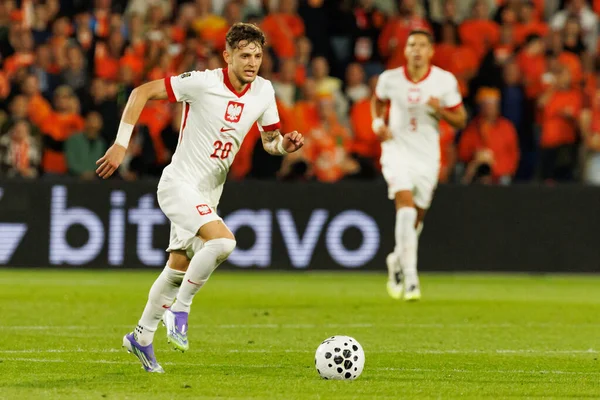 Sebastian Szymanski, Hollanda ve Polonya milli takımları arasında oynanan 2026 Dünya Kupası ön eleme maçında görüldü (Maciej Rogowski / Ball Raw Images)