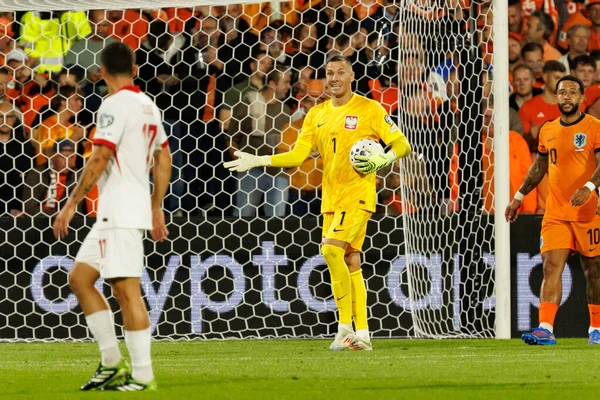 Lukasz Skorupski, Hollanda ve Polonya milli takımları arasında oynanan Dünya Kupası 2026 Avrupa ön eleme maçında görüldü (Maciej Rogowski / Ball Raw Images)