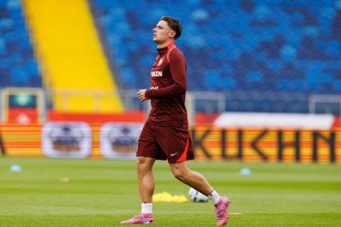 Nicola Zalewski, Polonya Milli Futbol Takımı 'nın 2026 Dünya Kupası öncesinde Finlandiya' ya karşı oynanan resmi basın toplantısı ve antrenmanı sırasında görüldü. (Maciej Rogowski / Ball Raw Images)