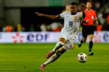 Kylian Mbappe, Ukrayna ve Fransa milli takımları arasında oynanan 2026 Dünya Kupası ön eleme maçında görüldü (Maciej Rogowski / Ball Raw Images)