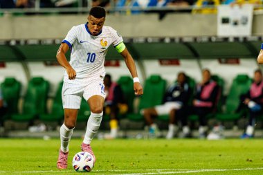 Kylian Mbappe, Ukrayna ve Fransa milli takımları arasında oynanan 2026 Dünya Kupası ön eleme maçında görüldü (Maciej Rogowski / Ball Raw Images)