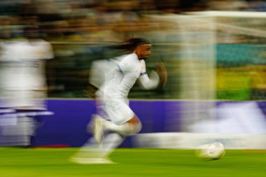 Ukrayna ve Fransa milli takımları (Maciej Rogowski / Ball Raw Images) arasındaki Dünya Kupası 2026 Avrupa ön eleme maçında Michael Olise izledi)