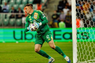 Anatoliy Trubin, Ukrayna ve Fransa milli takımları arasında oynanan 2026 Dünya Kupası ön eleme maçında görüldü (Maciej Rogowski / Ball Raw Images)