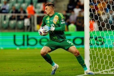 Anatoliy Trubin, Ukrayna ve Fransa milli takımları arasında oynanan 2026 Dünya Kupası ön eleme maçında görüldü (Maciej Rogowski / Ball Raw Images)