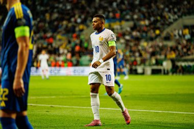 Kylian Mbappe, Ukrayna ve Fransa milli takımları arasında oynanan 2026 Dünya Kupası ön eleme maçında görüldü (Maciej Rogowski / Ball Raw Images)