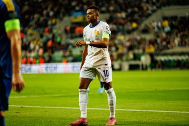 Kylian Mbappe, Ukrayna ve Fransa milli takımları arasında oynanan 2026 Dünya Kupası ön eleme maçında görüldü (Maciej Rogowski / Ball Raw Images)