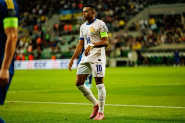 Kylian Mbappe, Ukrayna ve Fransa milli takımları arasında oynanan 2026 Dünya Kupası ön eleme maçında görüldü (Maciej Rogowski / Ball Raw Images)