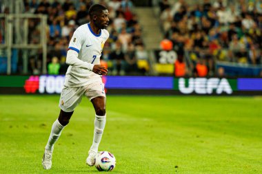 Ousmane Dembele, Ukrayna ve Fransa milli takımları arasında oynanan 2026 Dünya Kupası ön eleme maçında görüldü (Maciej Rogowski / Ball Raw Images)