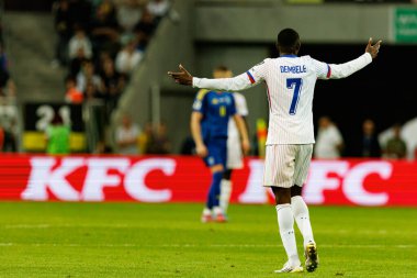 Ousmane Dembele, Ukrayna ve Fransa milli takımları arasında oynanan 2026 Dünya Kupası ön eleme maçında görüldü (Maciej Rogowski / Ball Raw Images)