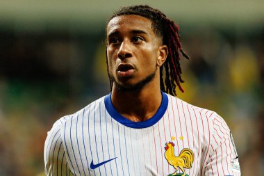 Ukrayna ve Fransa milli takımları (Maciej Rogowski / Ball Raw Images) arasındaki Dünya Kupası 2026 Avrupa ön eleme maçında Michael Olise izledi)