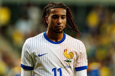 Ukrayna ve Fransa milli takımları (Maciej Rogowski / Ball Raw Images) arasındaki Dünya Kupası 2026 Avrupa ön eleme maçında Michael Olise izledi)