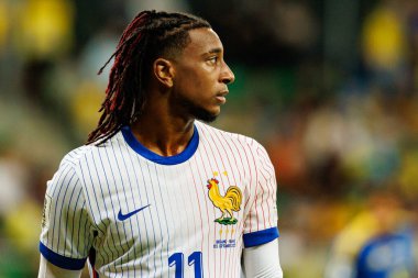 Ukrayna ve Fransa milli takımları (Maciej Rogowski / Ball Raw Images) arasındaki Dünya Kupası 2026 Avrupa ön eleme maçında Michael Olise izledi)