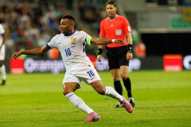 Kylian Mbappe, Ukrayna ve Fransa milli takımları arasında oynanan 2026 Dünya Kupası ön eleme maçında görüldü (Maciej Rogowski / Ball Raw Images)