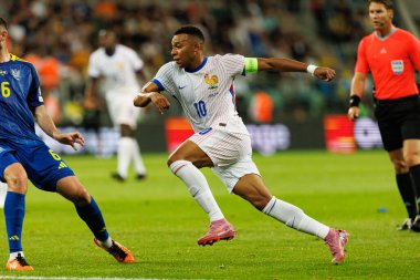 Kylian Mbappe, Ukrayna ve Fransa milli takımları arasında oynanan 2026 Dünya Kupası ön eleme maçında görüldü (Maciej Rogowski / Ball Raw Images)