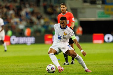 Kylian Mbappe, Ukrayna ve Fransa milli takımları arasında oynanan 2026 Dünya Kupası ön eleme maçında görüldü (Maciej Rogowski / Ball Raw Images)