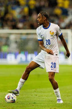 Bradley Barcola, Ukrayna ve Fransa milli takımları arasında oynanan 2026 Dünya Kupası ön eleme maçında görüldü (Maciej Rogowski / Ball Raw Images)