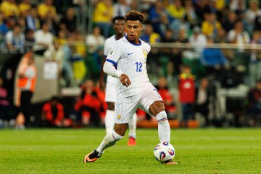 Ukrayna ve Fransa milli takımları (Maciej Rogowski / Ball Raw Images) arasında oynanan Dünya Kupası 2026 Avrupa ön eleme maçında Desire Doue görüldü.)