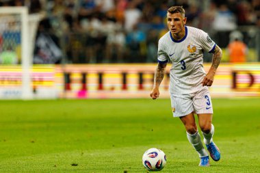 Lucas Digne, Ukrayna ve Fransa milli takımları arasında oynanan 2026 Dünya Kupası ön eleme maçında görüldü (Maciej Rogowski / Ball Raw Images)