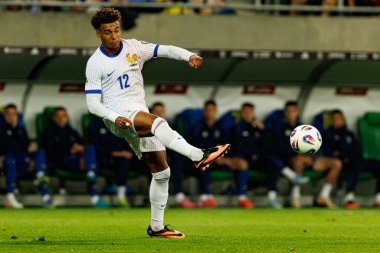 Ukrayna ve Fransa milli takımları (Maciej Rogowski / Ball Raw Images) arasında oynanan Dünya Kupası 2026 Avrupa ön eleme maçında Desire Doue görüldü.)