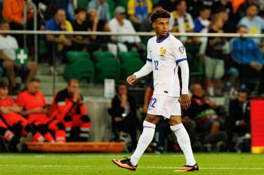 Ukrayna ve Fransa milli takımları (Maciej Rogowski / Ball Raw Images) arasında oynanan Dünya Kupası 2026 Avrupa ön eleme maçında Desire Doue görüldü.)