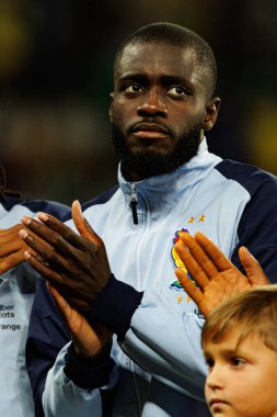 Dayot Upamecano, Ukrayna ve Fransa milli takımları arasında oynanan 2026 Dünya Kupası ön eleme maçında görüldü (Maciej Rogowski / Ball Raw Images)