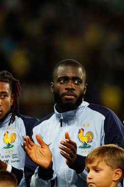 Dayot Upamecano, Ukrayna ve Fransa milli takımları arasında oynanan 2026 Dünya Kupası ön eleme maçında görüldü (Maciej Rogowski / Ball Raw Images)