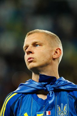 Oleksandr Zinchenko, Ukrayna ve Fransa milli takımları arasında oynanan 2026 Dünya Kupası Avrupa ön eleme maçında görüldü (Maciej Rogowski / Ball Raw Images)