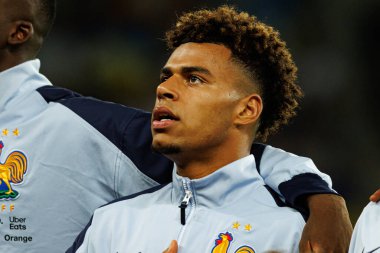 Ukrayna ve Fransa milli takımları (Maciej Rogowski / Ball Raw Images) arasında oynanan Dünya Kupası 2026 Avrupa ön eleme maçında Desire Doue görüldü.)