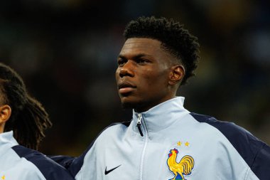 Aurelien Tchouameni, Ukrayna ve Fransa milli takımları arasında oynanan 2026 Dünya Kupası ön eleme maçında görüldü (Maciej Rogowski / Ball Raw Images)