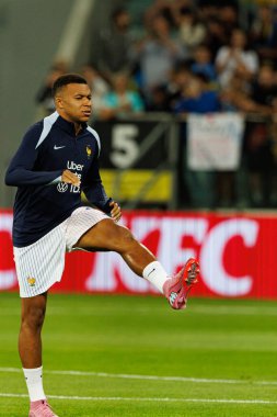 Kylian Mbappe, Ukrayna ve Fransa milli takımları arasında oynanan 2026 Dünya Kupası ön eleme maçında görüldü (Maciej Rogowski / Ball Raw Images)