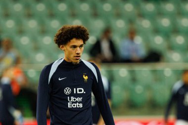 Maghnes Akliouche, Ukrayna ve Fransa milli takımları arasında oynanan 2026 Dünya Kupası ön eleme maçında görüldü (Maciej Rogowski / Ball Raw Images)