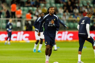 Ukrayna ve Fransa milli takımları (Maciej Rogowski / Ball Raw Images) arasındaki Dünya Kupası 2026 Avrupa ön eleme maçında Manu Kone görüldü.)