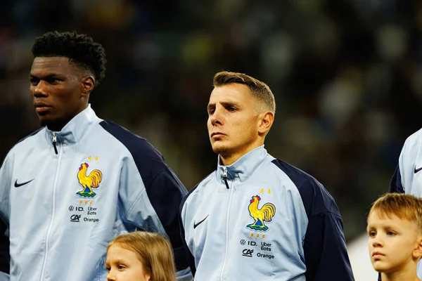 Aurelien Tchouameni ve Lucas Digne, Ukrayna ve Fransa milli takımları arasında oynanan 2026 Dünya Kupası ön eleme maçında görüldü (Maciej Rogowski / Ball Raw Images)