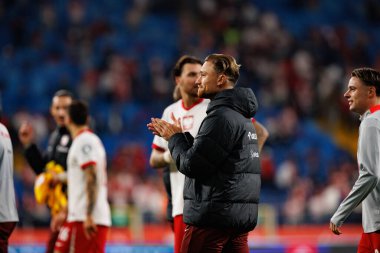 Matty Cash, Polonya ve Finlandiya milli takımları arasında oynanan Dünya Kupası 2026 Avrupa ön eleme maçında görüldü (Maciej Rogowski / Ball Raw Images)