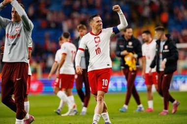 Dünya Kupası 2026 Avrupa ön eleme maçında Polonya ve Finlandiya milli takımları arasında Piotr Zielinski görüldü (Maciej Rogowski / Ball Raw Images)