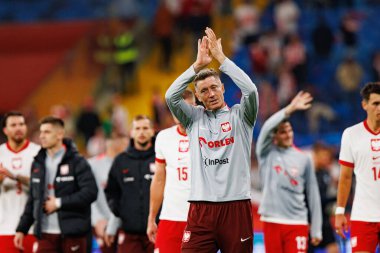 Robert Lewandowski, Polonya ve Finlandiya milli takımları arasında oynanan Dünya Kupası 2026 Avrupa ön eleme maçında görüldü (Maciej Rogowski / Ball Raw Images)