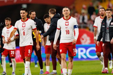 Dünya Kupası 2026 Avrupa ön eleme maçında Polonya ve Finlandiya milli takımları arasında Piotr Zielinski görüldü (Maciej Rogowski / Ball Raw Images)