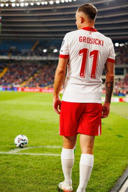 Polonya ve Finlandiya milli takımları arasında oynanan Dünya Kupası 2026 Avrupa ön eleme maçında görülen Kamil Grosicki (Maciej Rogowski / Ball Raw Images))