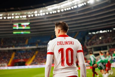 Dünya Kupası 2026 Avrupa ön eleme maçında Polonya ve Finlandiya milli takımları arasında Piotr Zielinski görüldü (Maciej Rogowski / Ball Raw Images)