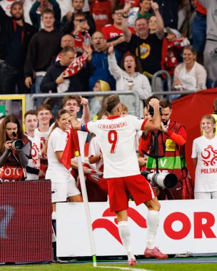  Robert Lewandowski, Polonya ve Finlandiya milli takımları arasındaki Dünya Kupası 2026 Avrupa ön eleme maçında gol üstüne gol atarken görüldü (Maciej Rogowski / Ball Raw Images)