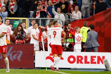  Robert Lewandowski, Polonya ve Finlandiya milli takımları arasındaki Dünya Kupası 2026 Avrupa ön eleme maçında gol üstüne gol atarken görüldü (Maciej Rogowski / Ball Raw Images)