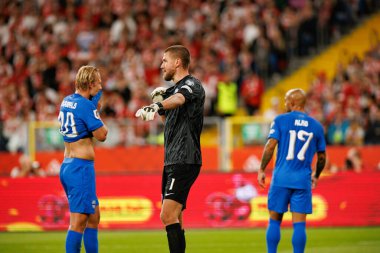 Jesse Joronen, Polonya ve Finlandiya milli takımları arasında oynanan 2026 Dünya Kupası ön eleme maçında görüldü (Maciej Rogowski / Ball Raw Images)